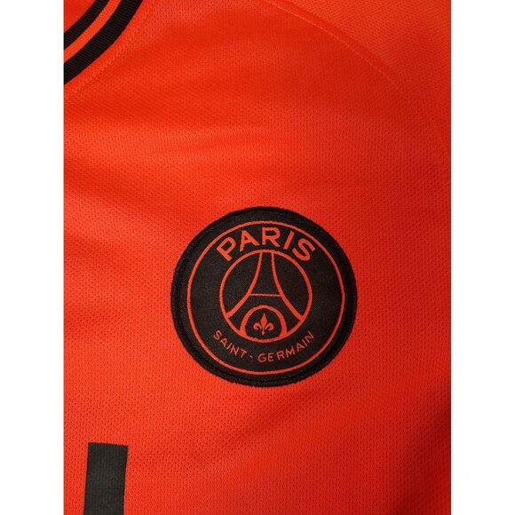 Paris Saint-Germain PSG Soccer Jersey Number 2 Bright Orange Sz M - Picture 3 of 8